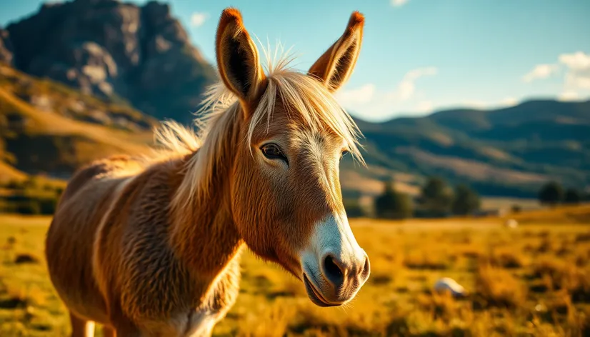 blonde donkey