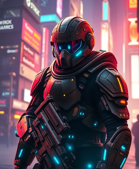 sci fi soldier art