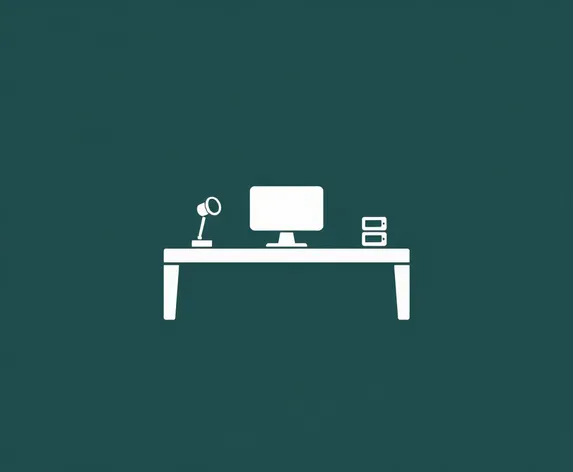 u shaped desk icon