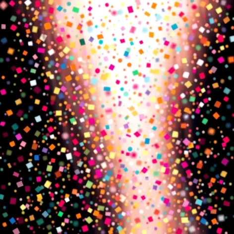 confetti pattern transparent background