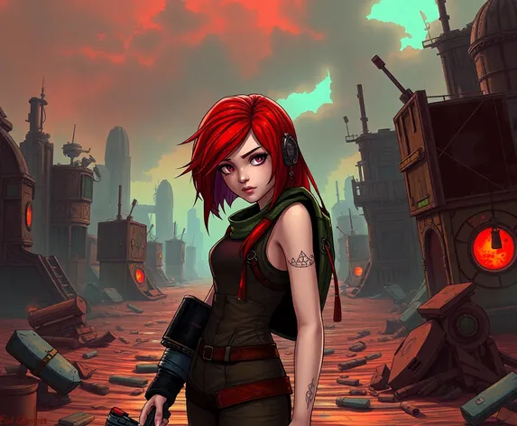 borderlands red hair girl