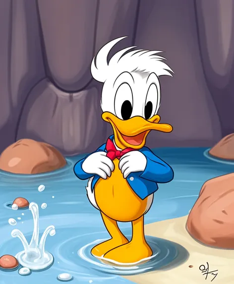 donald duck, undressing, donald,