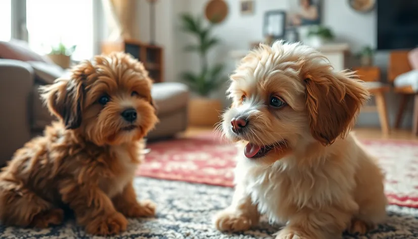 perritos peludos