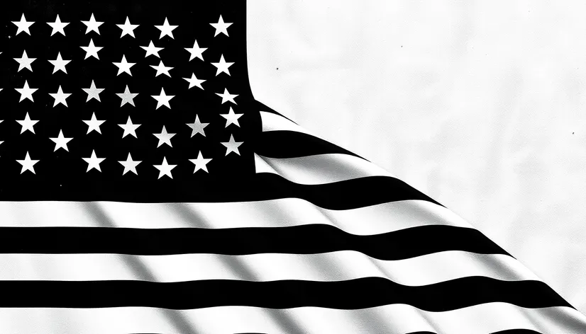 black and white american