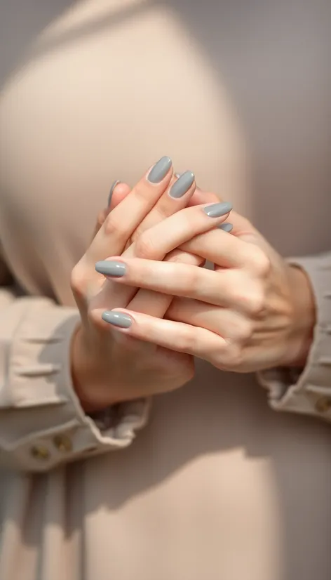 grey nails