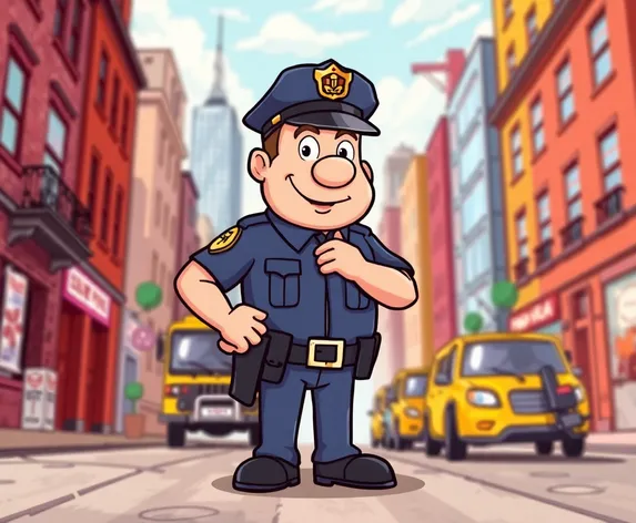 police officer cartoon picture