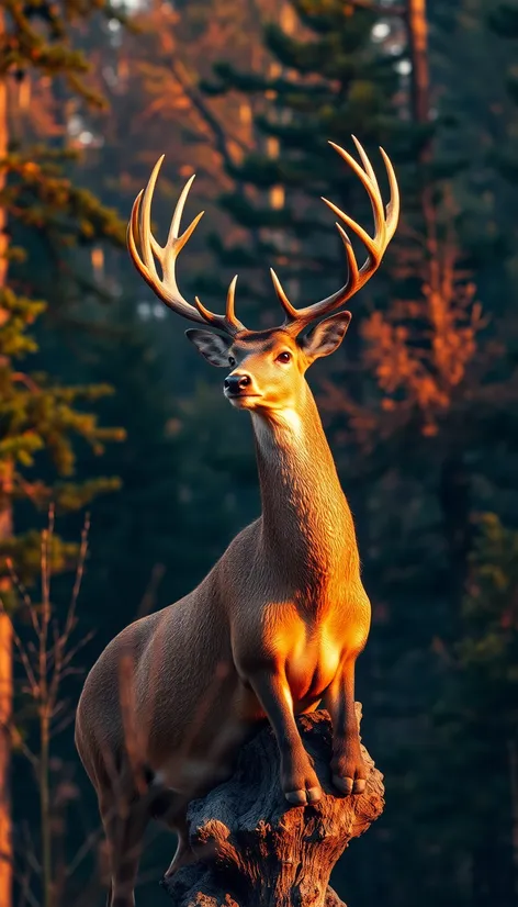 mounted deer