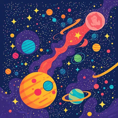 galaxy cartoon