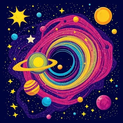 galaxy cartoon