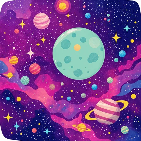 galaxy cartoon