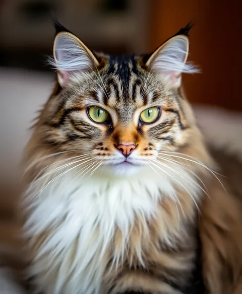 long haired tabby