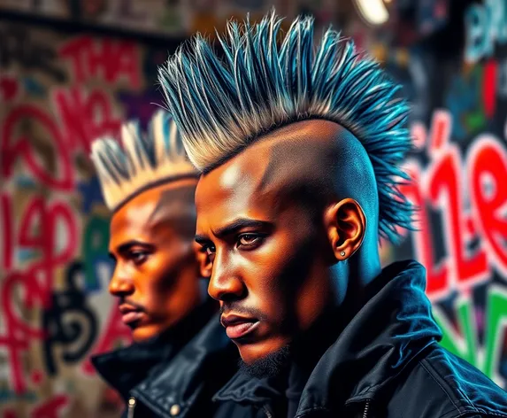 black men's mohawks hairstyles