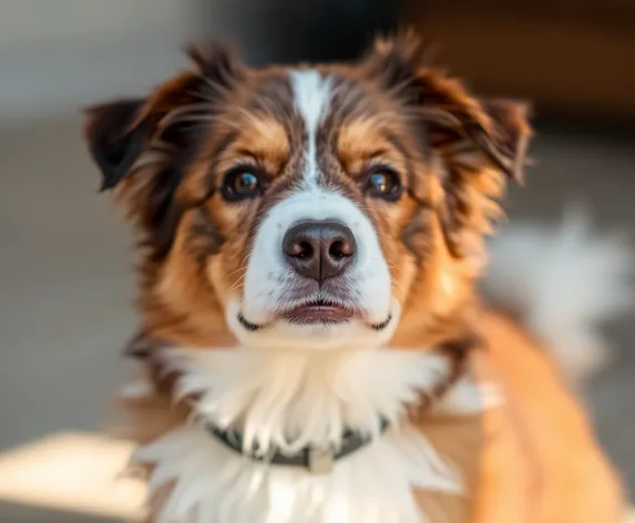 sheepdog mix face