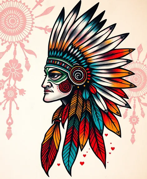 tattoo native american drawings