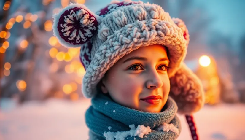 winter hat with ear