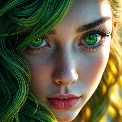 goddess green eyed