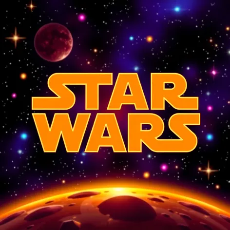 star wars font clipart