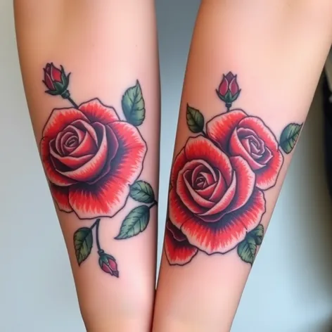 forearm tattoos with roses