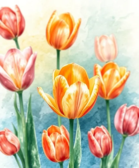 tulip drawings