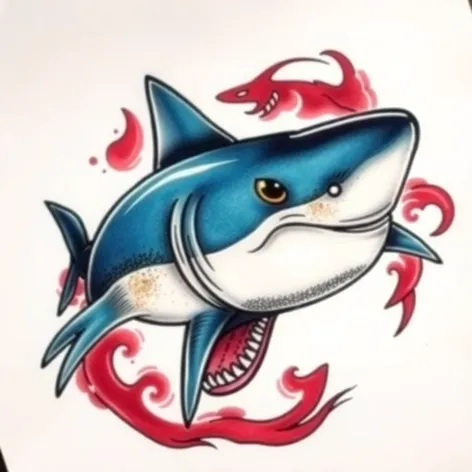 traditional shark tattoo