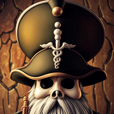 pirate medical caduceus on