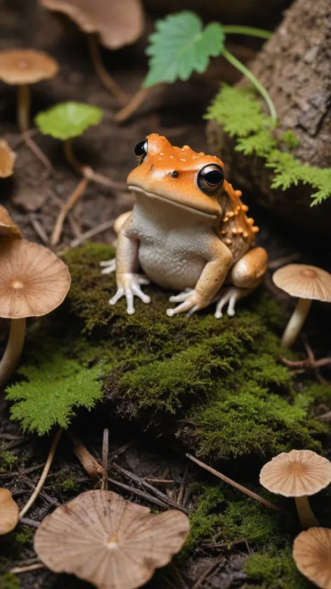 mushroom frog