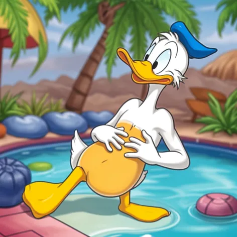 donald duck, undressing, donald,