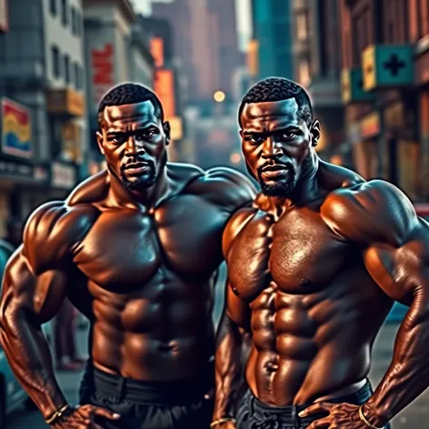 black big men