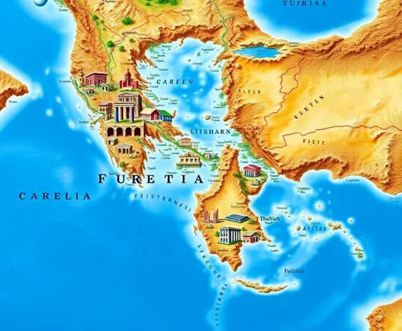 map of greece turkey