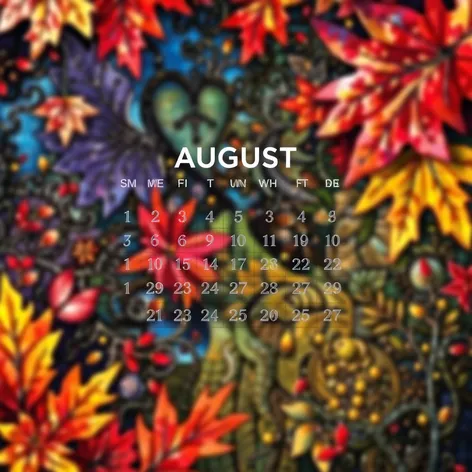 aug calendar