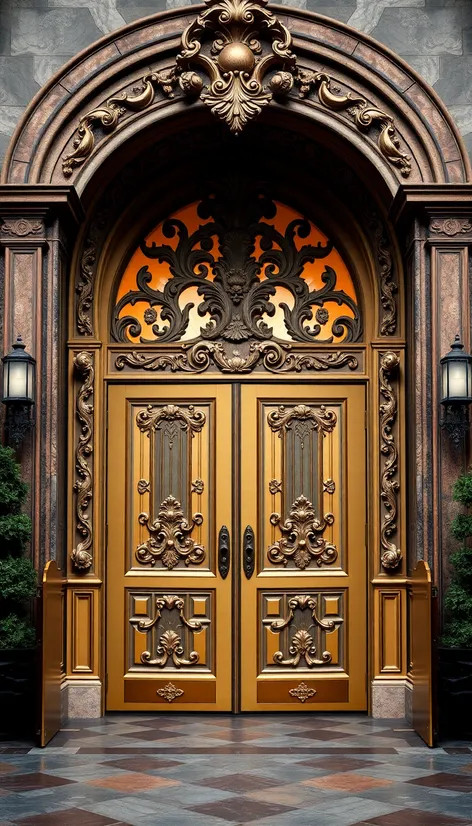 double door entrance