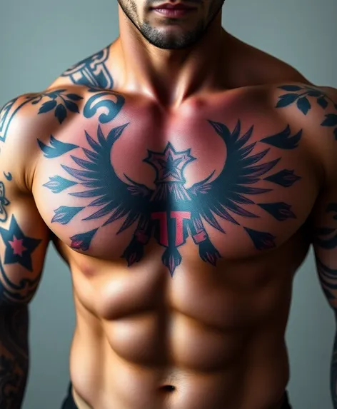 male tattoos chest