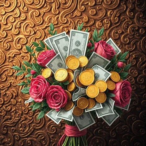 money bouquet