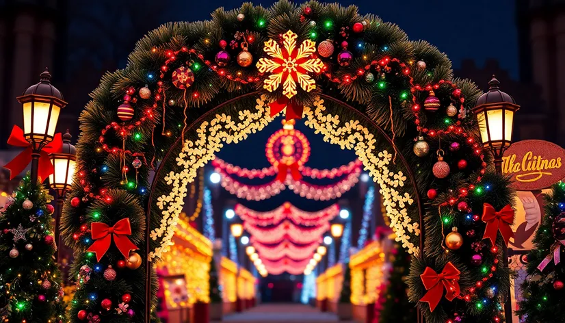 christmas archway