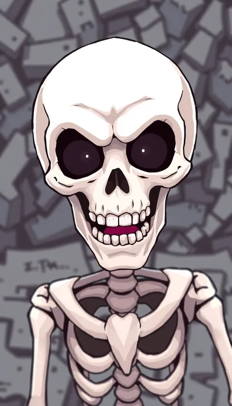 skeleton bad drawn