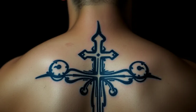 tattoo back cross