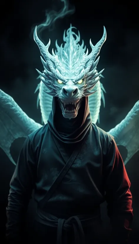 white dragon ninja