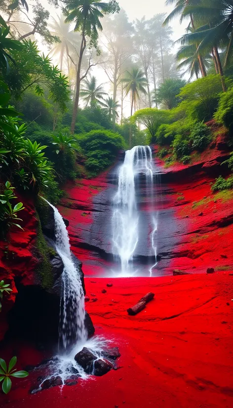 red dirt waterfall kauai