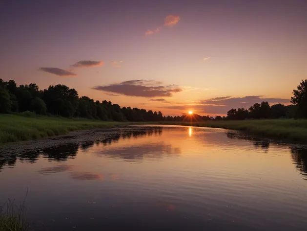 sunset landscape