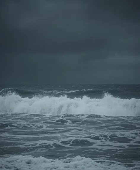 storm and sea