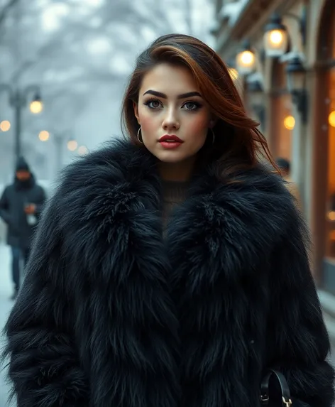 fur coat female