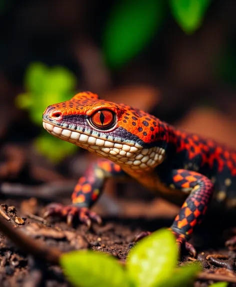 red eyed croc skink