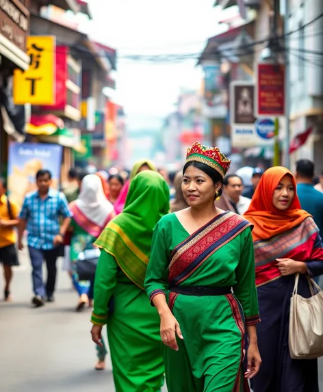 indonesia people walking