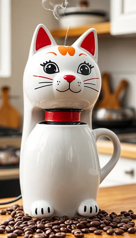 cat shaped coffee maker