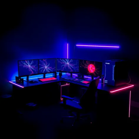 l shaped desk gaming