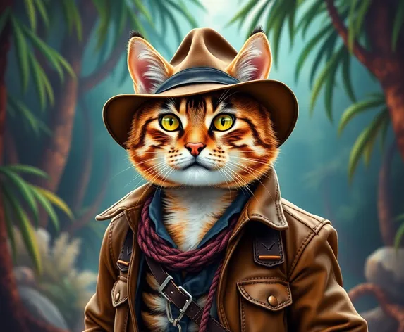 indiana jones cat