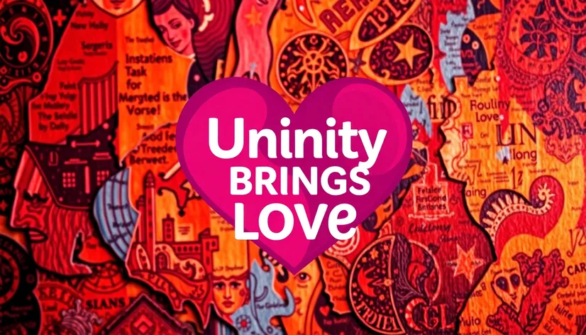 unity brings love logo