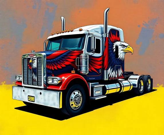 eagle semi truck