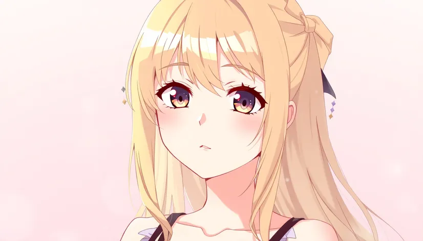 anime girl blonde hair