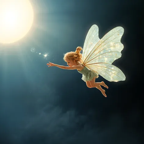 Tooth fairy flying